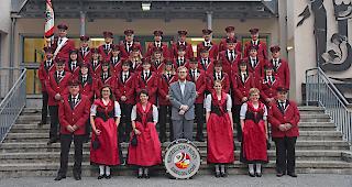 Die Musikgesellschaft &laquo;Bleiken&raquo; Simplon Dorf.