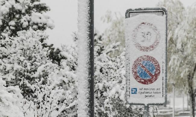 Unverhoffte weisse Pracht am 4 Apriltag