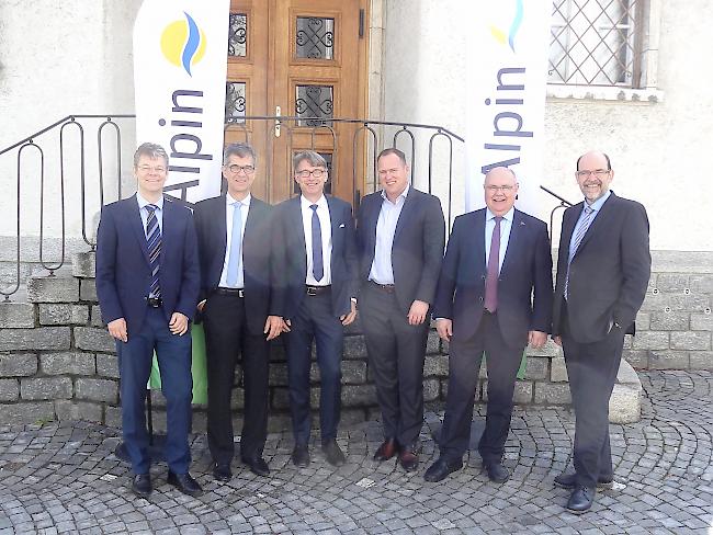 Der Verwaltungsrat der EnAlpin AG (v.l.): Klaus Müller, Martin Steiger, Dominique D. Candrian, Jörg Reichert, Niklaus Furger und Michel Schwery. 