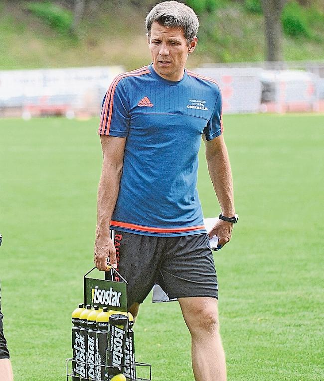 Daniel Hermann steht vor seinem ersten Heimspiel  als Cheftrainer des FC Naters Oberwallis.
