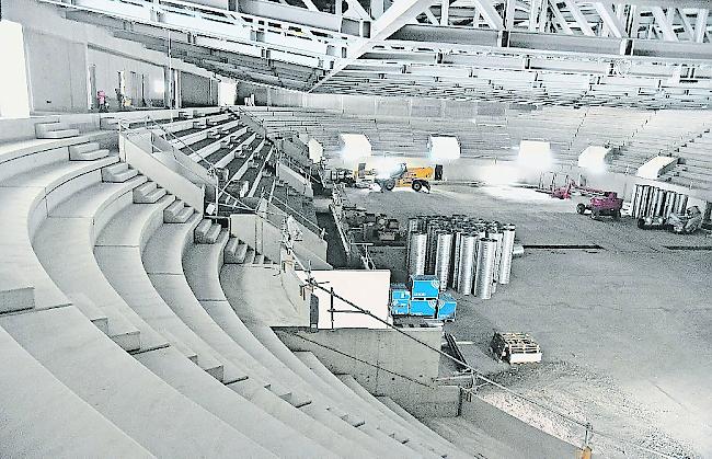 Visp: Ausgabefreudigste Gemeinde des Oberwallis ist Visp: Nicht weniger als 32 Millionen investiert man in die neue Lonza Arena, weitere vier Millionen gab man für den neuen Garderoben- und Restauranttrakt das Fussballklubs aus.