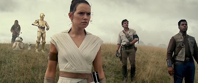 Dieses Bild zeigt Daisy Ridley als Rey in einer Szene von "Star Wars: Episode IX." (Bild: Lucasfilm Ltd. via AP)