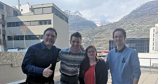 Die Nominierten der jungen CSPO: Enzio Bregy, Jerome Beffa, Julia Bl&ouml;chlinger, Michael Steiner (von links).