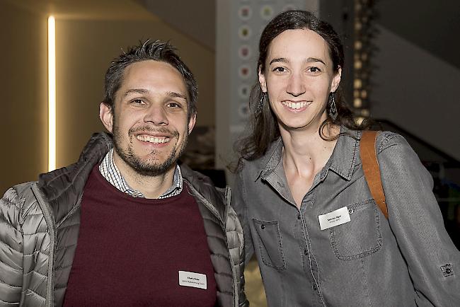 Charly Suter (42), Eischoll, und Sabrina Jäger (31), Turtmann.