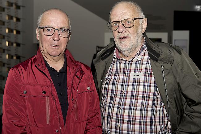 Ignaz Andres (64), Naters, und Alex Kreuzer (69), Visp.