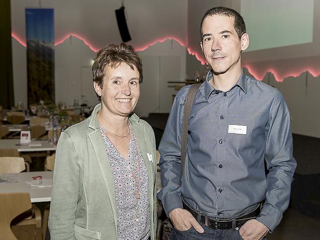 Caroline Ruffener (52), Raron, und Bruno Zuber (40), Glis.