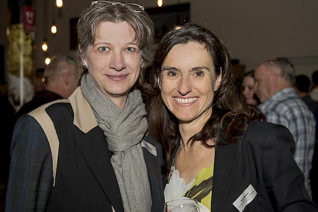 Andrea Heubel (54), Eyholz, und Anja Bouron (47), Glis.