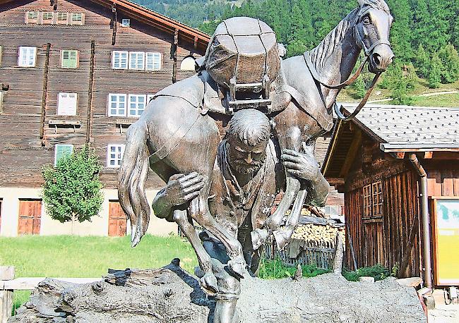 Salz und Wasser haben die Statue vom «Wäger Baschi» angegriffen.