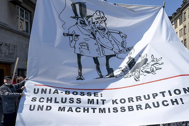 In den vergangenen Wochen gab es in verschiedenen Regionen der Schweiz Kritik an der Unia-Leitung.