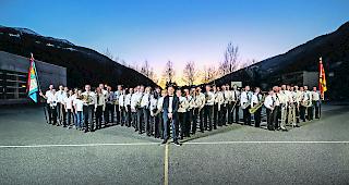 Die Musikgesellschaft &laquo;Echo-Raronia&raquo;.