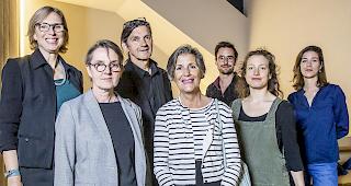 Von links: Helen Hirsch, Anette Kummer, Renato Jordan, Denise Eyer Oggier, J&eacute;r&eacute;mie Sarbach, Flurina Badel und Josiane Imhasly. Foto: Andrea Soltermann