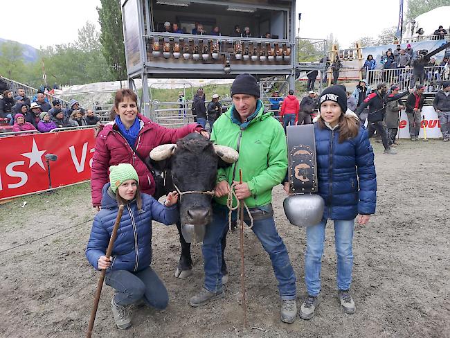 Kühe der Kategorie III: 2. Platz für «Puma» der Familie Kuonen aus Leuk-Stadt. 
