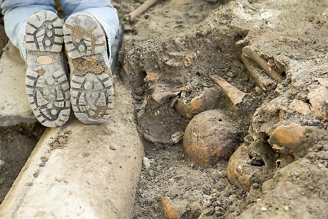 In St. Maurice wurden bislang die sterblichen Überreste von rund hundert Menschen exhumiert.
