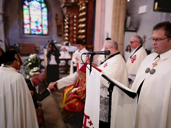 Impressionen der Investitur und des Pontifikalamts vom Samstagnachmittag in der Wallfahrts- und Pfarrkirche Glis.