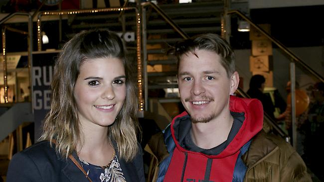 Stefanie Ruff (26) aus Glis und Patrick Gruber (27) aus St. Niklaus.