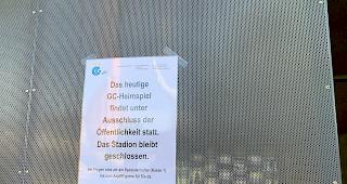GC gegen den FC Sitten &ndash;&nbsp;ein Match im Letzigrund unter Ausschluss der &Ouml;ffentlichkeit.