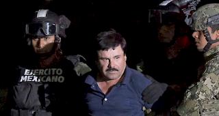 Lebensl&auml;nglich. Ex-Drogenboss Joaqu&iacute;n Guzm&aacute;n, genannt &laquo;El Chapo&raquo;, bei seiner Verhaftung im Jahr 2016.