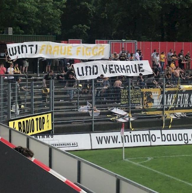 Schaffhausen-Fans empören mit Frauenhass-Banner. 