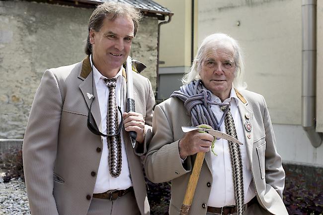 Kusi Sarbach (52), St. Niklaus, und Viktor Imboden (68), Täsch.