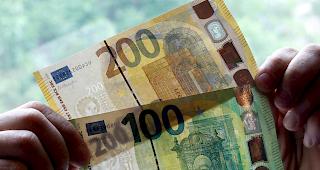 Die neuen 100- und 200-Euro-Banknoten mit besseren Sicherheitsmerkmalen sind seit Dienstag im Umlauf.