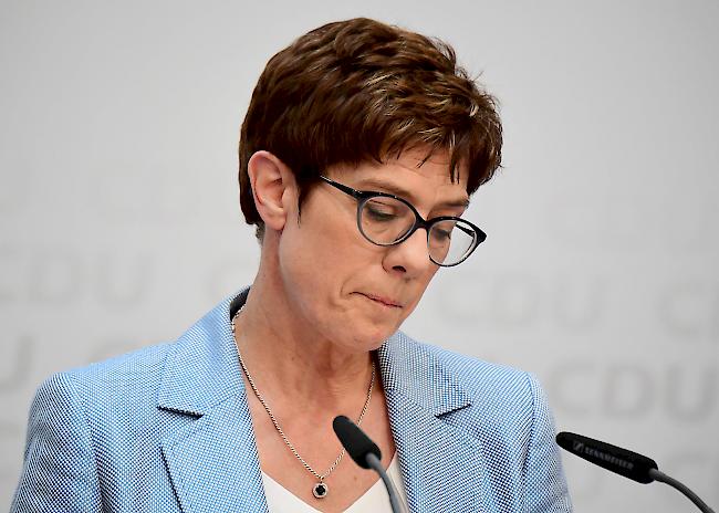 Erhielt auch Kritik aus der eigenen Partei: CDU-Chefin Annegret Kramp-Karrenbauer.