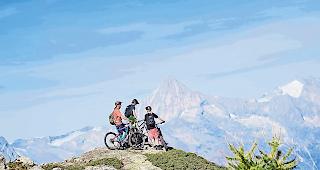 Hoch hinaus. Mit der Homologation von zus&auml;tzlichen 240&thinsp;km Trail kann die Region rund um Visp bis Gr&auml;chen ein Netz von 310&thinsp;km Trails pr&auml;sentieren.
