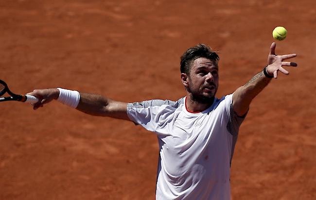Stan Wawrinka steht beim French Open zum achten Mal im Achtelfinal.