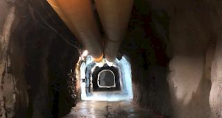 Bau des Kraftwerks Gere in Oberwald: Bis zum gegenw&auml;rtigen Zeitpunkt sind bereits rund 2&rsquo;500 Meter des Kraftwerksstollens (insgesamt 2&lsquo;560 Meter) ausgebrochen.
