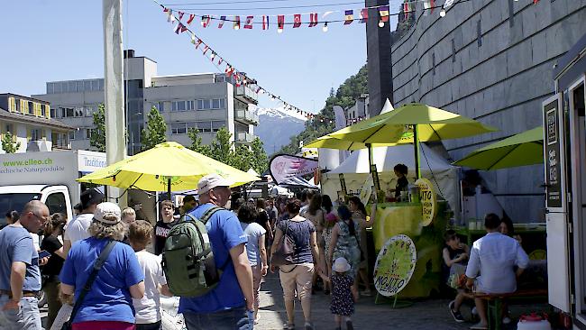 Das World Food Festival machte in diesem Jahr wieder in Visp halt.