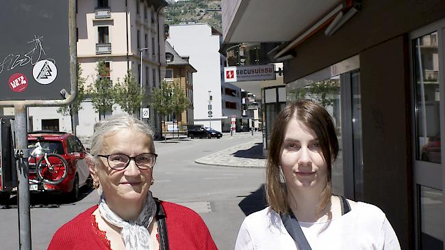 Carmen Zeiter (65) und Priska Zeiter (29) aus Visp.