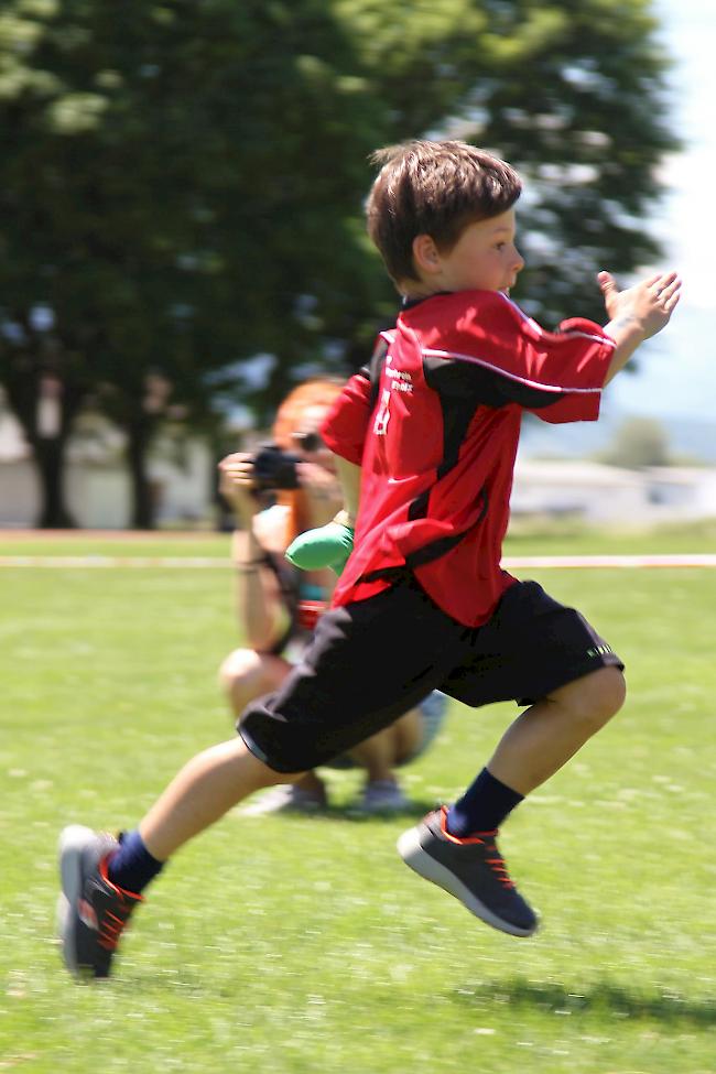 Am Kids-Day 2019 am Sonntag in Gampel passte alles zusammen: Wetter, Stimmung und Spass. 