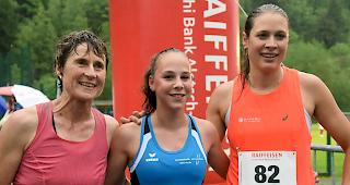 Das Siegertrio: Marianne Volken, Tabea Blatter und Georgette K&auml;mpfen (von links).