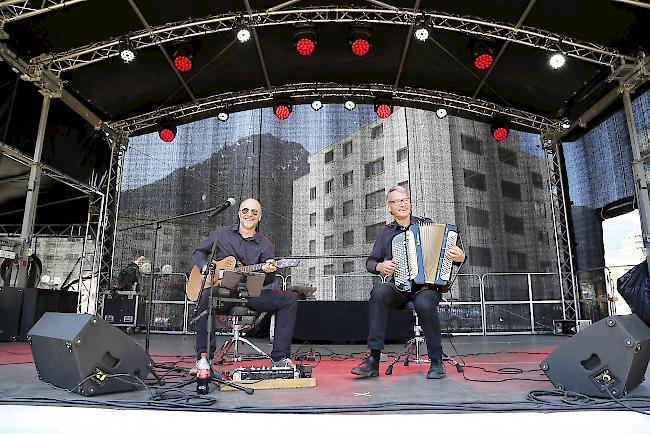 Das Kantonale Musikfest in Naters ist in vollem Gang. 