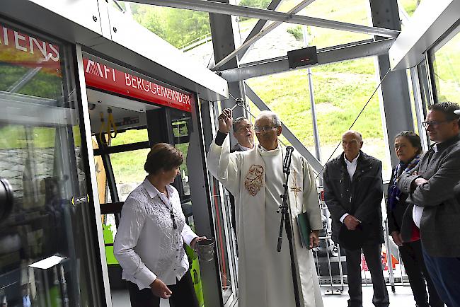 Eugen Zimmermann weihte die Bahn ein.