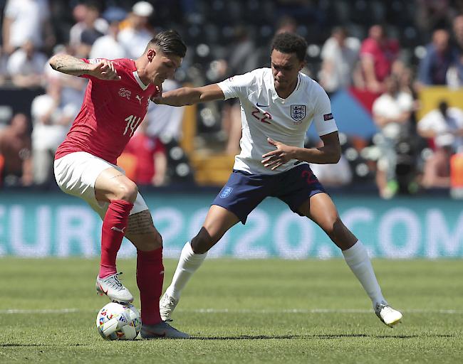 Die Partie zwischen der Schweiz und England im Spiel um Platz 3 der Nations League musste im Penaltyschiessen entschieden werden.