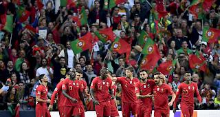 Der Jubel des Gastgebers, Portugal holte sich den ersten Titel in der Nations League.