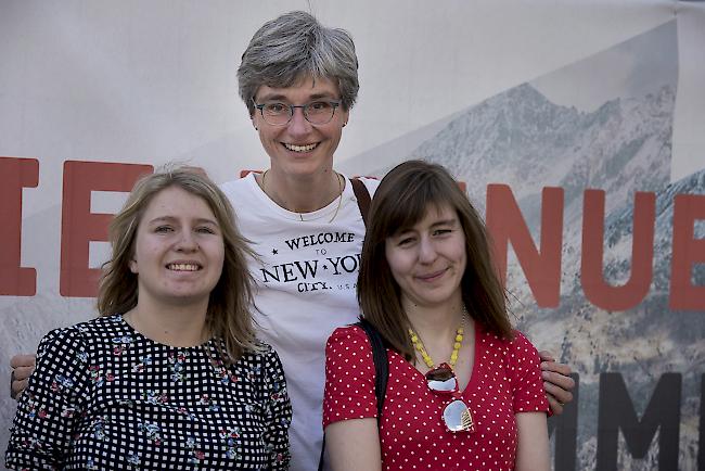 Müriel Reinke (18), Birgisch, Monika Winter (21), Stalden, Rosmarie Imoberdorf (56), Naters.