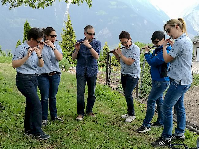 Impressionen vom Oberwalliser Tambouren- und Pfeiferfest in Erschmatt.