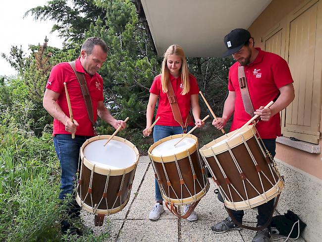 Impressionen vom Oberwalliser Tambouren- und Pfeiferfest in Erschmatt.