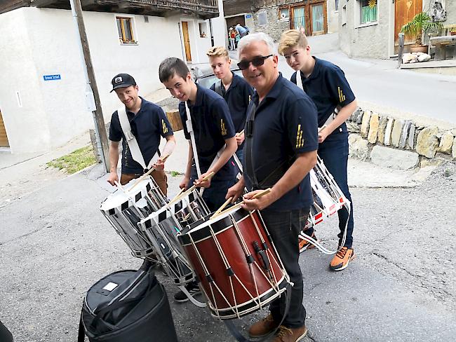 Impressionen vom Oberwalliser Tambouren- und Pfeiferfest in Erschmatt.