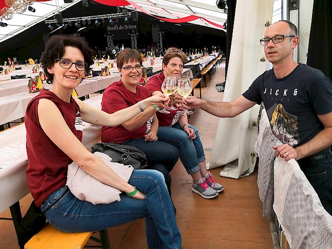 Impressionen vom Oberwalliser Tambouren- und Pfeiferfest in Erschmatt.