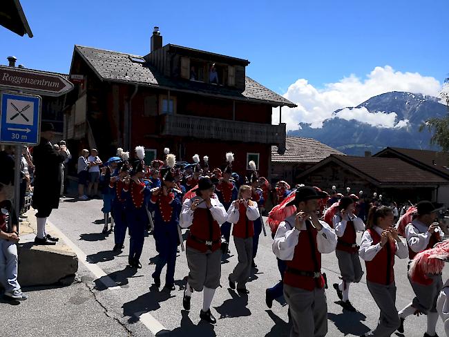 Impressionen vom Oberwalliser Tambouren- und Pfeiferfest in Erschmatt.