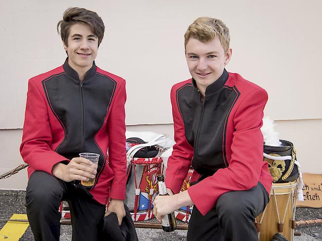 Elia Steiger (16) und Andy Furrer (16), Staldenried.
