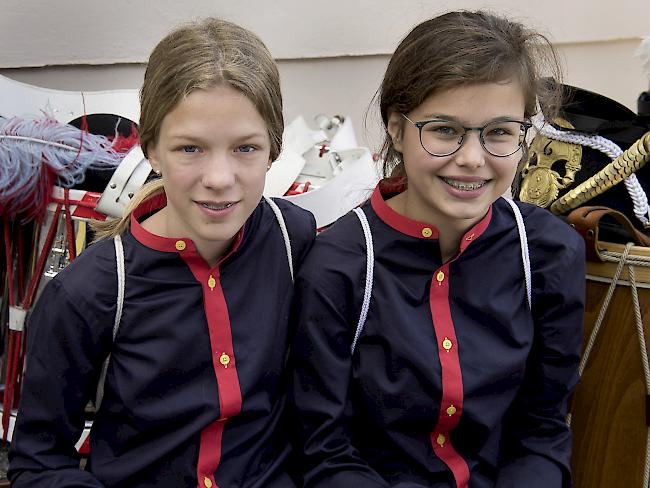 Lya Schmid (12) und Anja Abgottspon (12), Ausserberg.