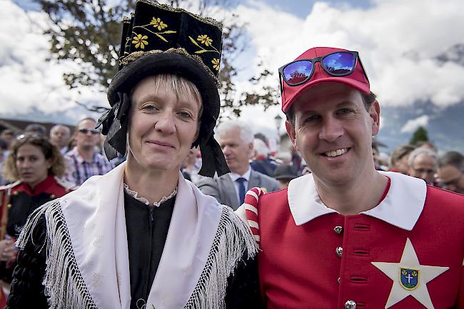 Sibylle (36) und Rinaldo (38) Wasmer, Eggerberg.