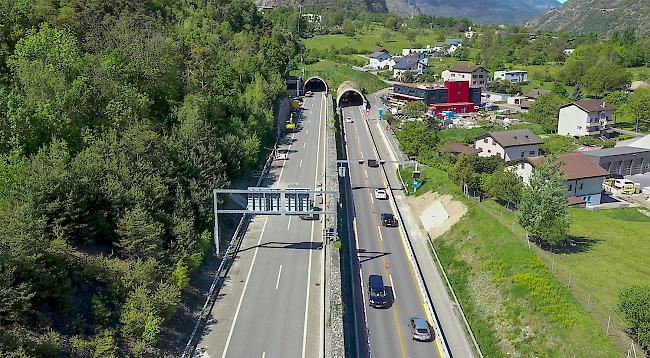 Sanierung. Im Gamsentunnel wird aktuell die Betriebs- und Sicherheitsausrüstung in der Nordröhre erneuert.