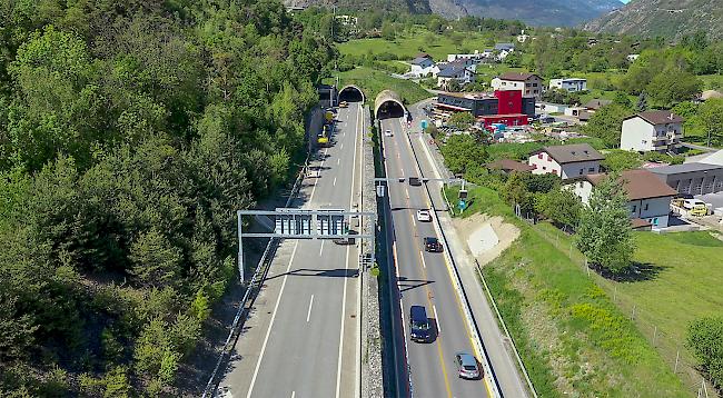 Sanierung. Im Gamsentunnel wird aktuell die Betriebs- und Sicherheitsausrüstung in der Nordröhre erneuert.