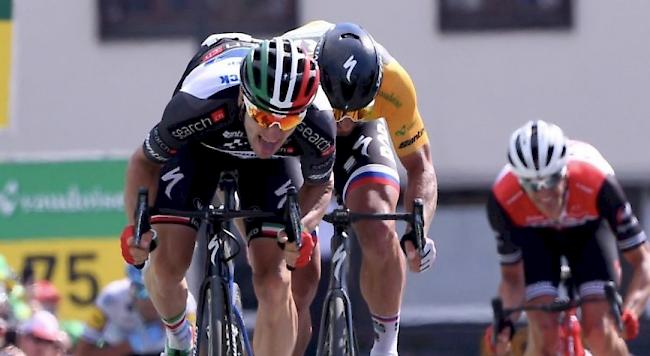 Elia Vivian feierte in Einsiedeln seinen zweiten Tagessieg im Rahmen der diesjährigen Tour de Suisse.