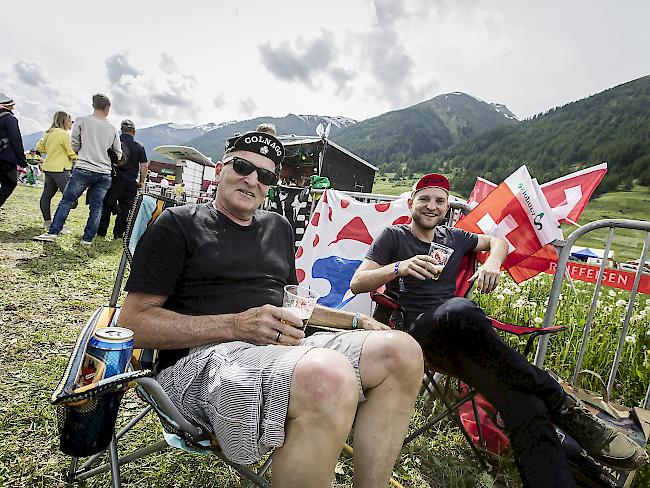 Impressionen von der Tour de Suisse in Ulrichen