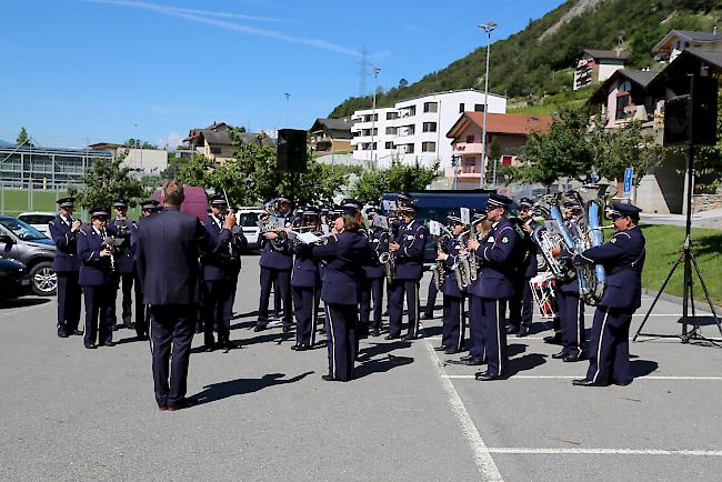 Die Musikgesellschaft Konkordia Varen.